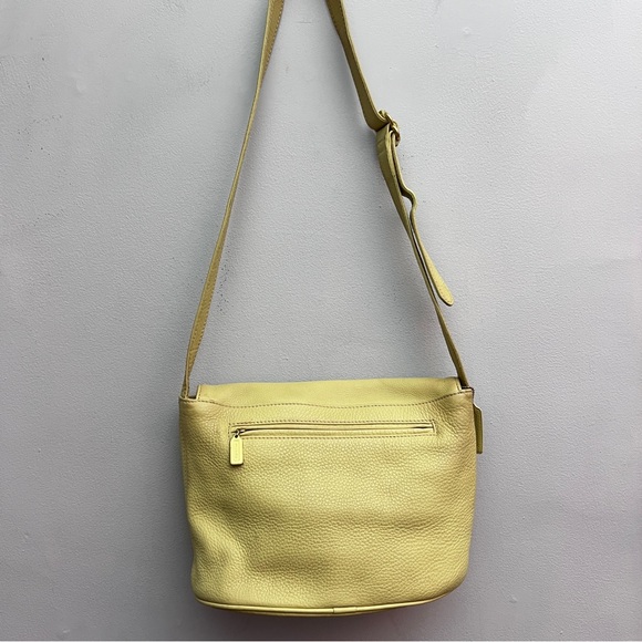 Vintage Coach Sonoma Flap in Light Green Rare! 4903 - Picture 2 of 11